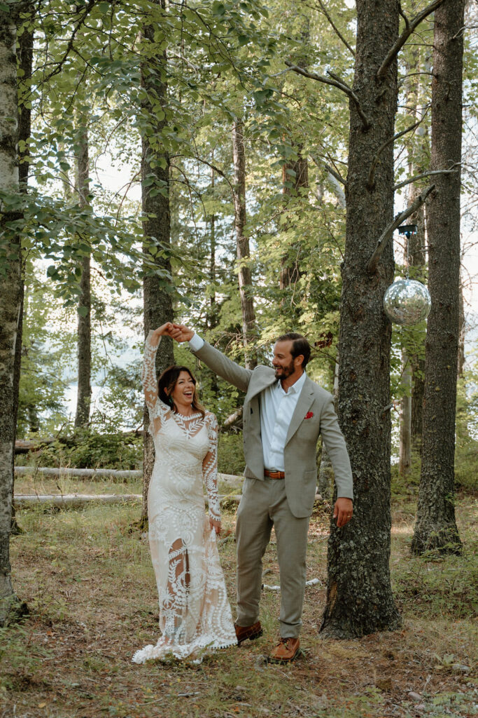 Elopement first dance ideas 