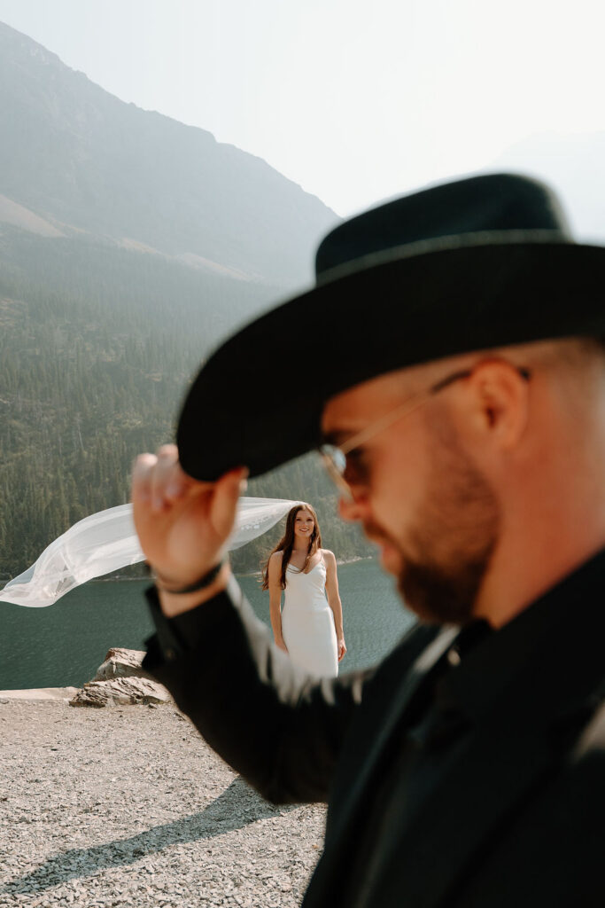 Western inspired bridal portraits at Sun Point